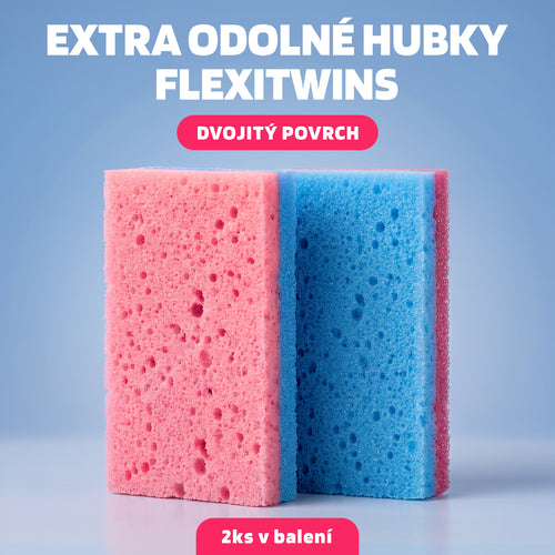 EXTRA DURABLE SPONGES FlexiTwins